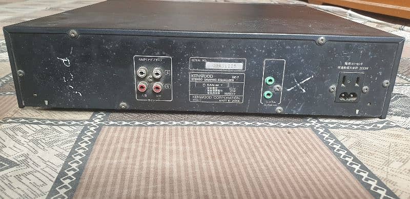 kenwood stereo Garphik Equalizer Ge-7 5