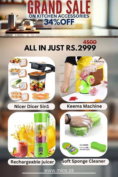 Nicer Dicer 5 In 1 Multi-Cutter Quick Food Fruit Vegetable Cutter 8