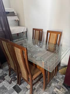 Dinning Table with 6pc chairs for sale