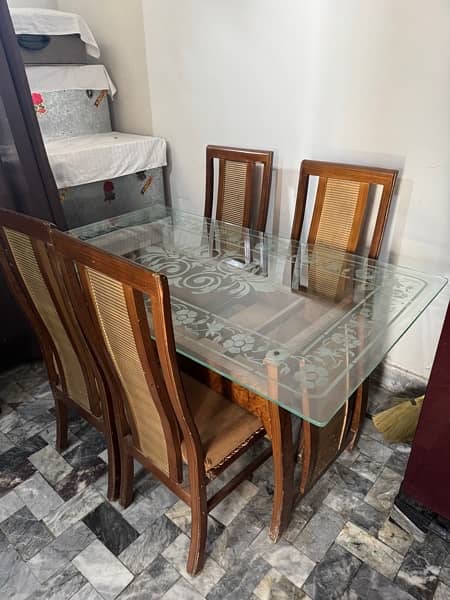 Dinning Table with 6pc chairs for sale 2