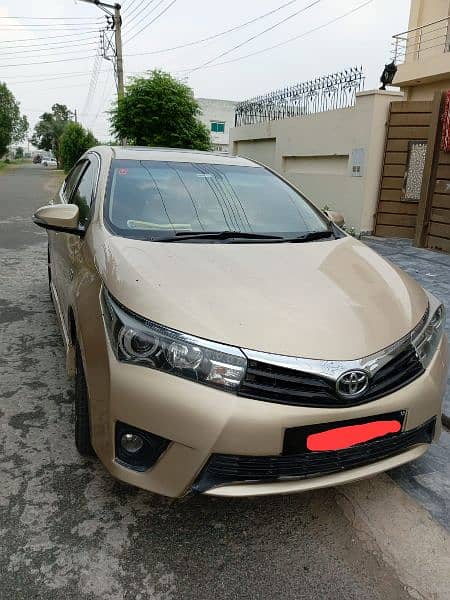 Toyota Altis Grande 2014 registration 2015 1