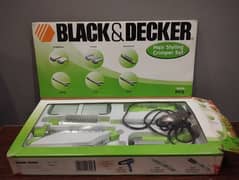 BLACK&DECKER Hair Styling/Straightener,curler Crimper Set