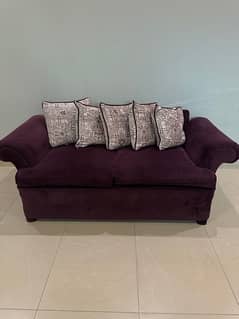 3 Seater Suede Sofa