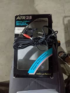 imported box pack stereo microphone for recording Atr 25 best for vlog