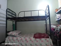 Bunk bed iron for sale without mattress 0