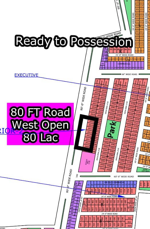 R - 2013 (80 FT Road + West Open + Superior - 2) North Town Residency Phase - 1 Surjani 1