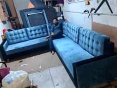 Sofa Poshish / Sofa Repair/ Fabric change / L Shape Sofa / Bed poshish