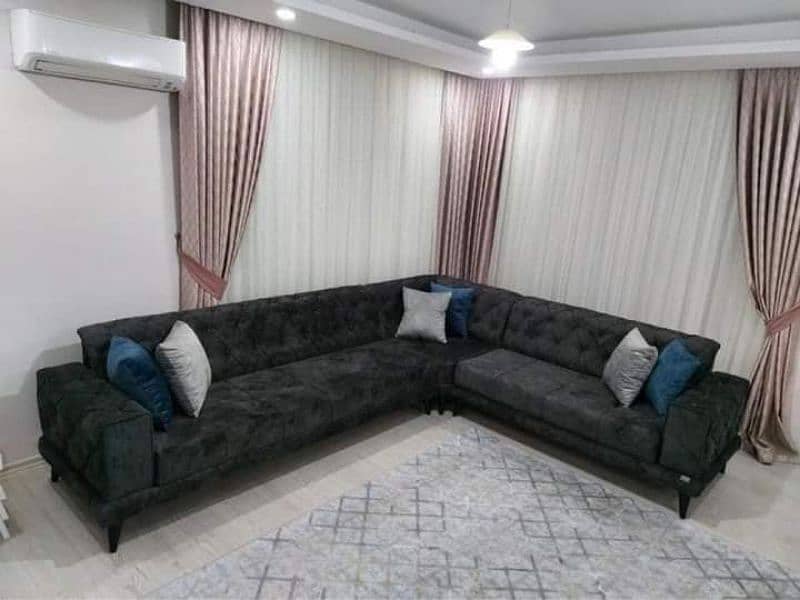 Sofa Poshish / Sofa Repair/ Fabric change / L Shape Sofa / Bed poshish 1