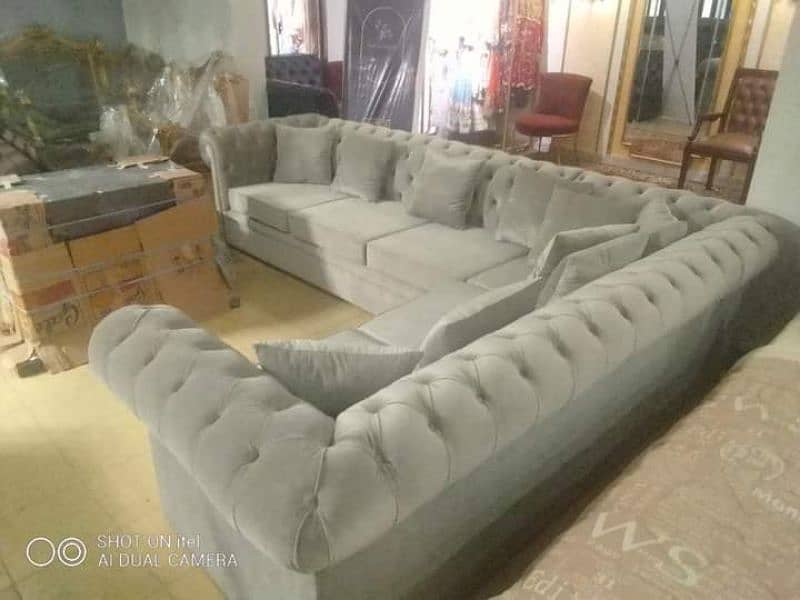 Sofa Poshish / Sofa Repair/ Fabric change / L Shape Sofa / Bed poshish 2