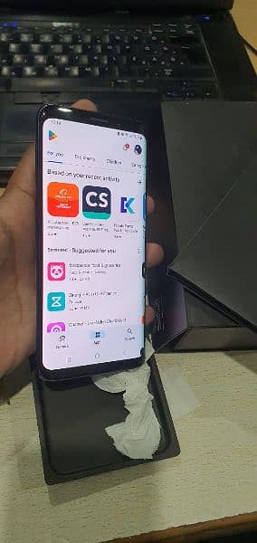 samsung s9 dual sim official approved minor dot on corner box 12