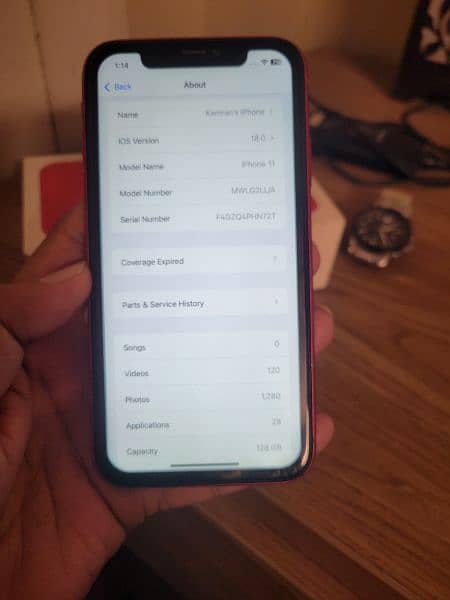 IPhone 11 128GB Memory Pta Approved 9