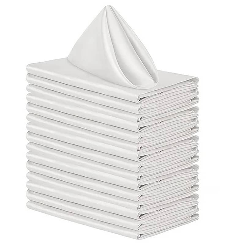 Set of 6 Napkin Soft Pure Cotton Dinner Napkin Dining Table Napkins 0