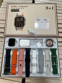 **SPECIAL OFFER*

Smart Watch with 8 Straps and Airpods