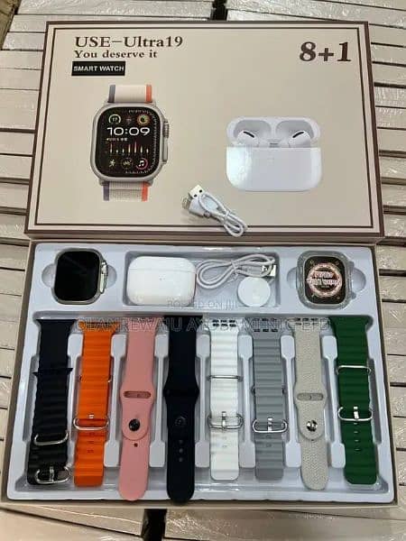 **SPECIAL OFFER*

Smart Watch with 8 Straps and Airpods 0