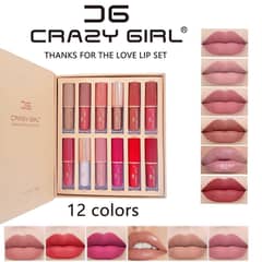 Crazy Girls Lipgloss 12 Pcs Set