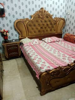 double  bed & dressing Almari shokes