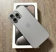 Iphone 15 pro max Natural titanium PTA Approved