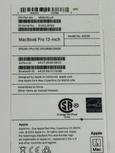 13 inch MacBook pro with Apple M2 chip. 4