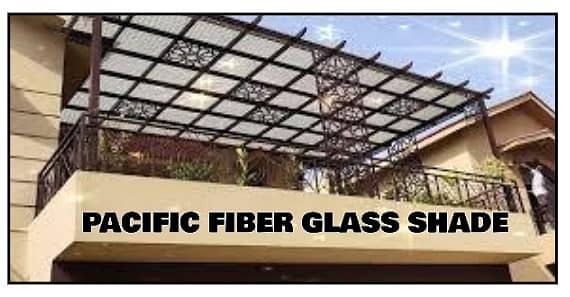 fiberglass shade,conopy fiberglass doors green net jali parking shade 3