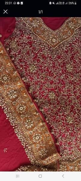 Bridal lehnga available for sale with free jwellery. 0