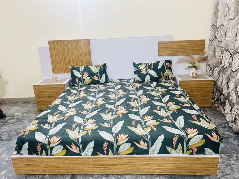 double bed with side tables 4