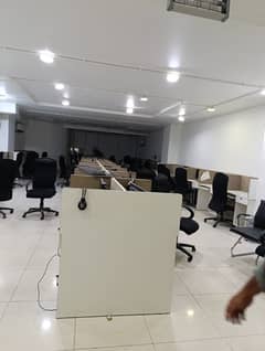 Fully furnished office for rent 5200sqft in shahar e Faisal.