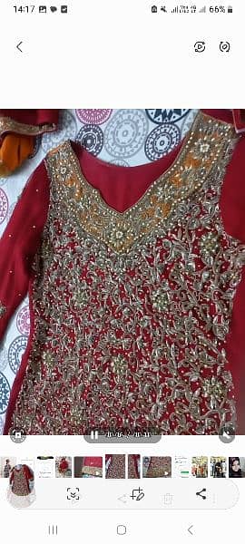 Bridal lehnga available for sale with free jwellery. 3