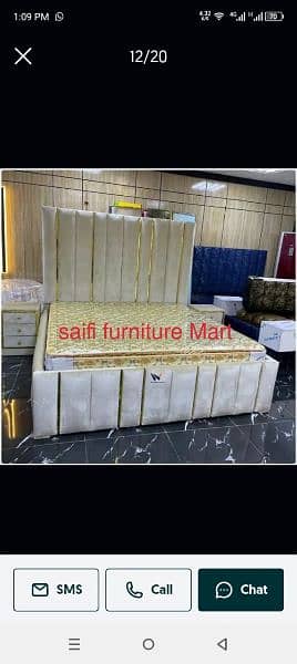 Brand New brass bed/double bed/side table/dressing table/ 4