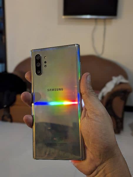 samsung note 10plus 12/256 non pta line n spot . . no crack no shade 7