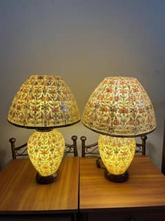 beautiful floral print table lamps