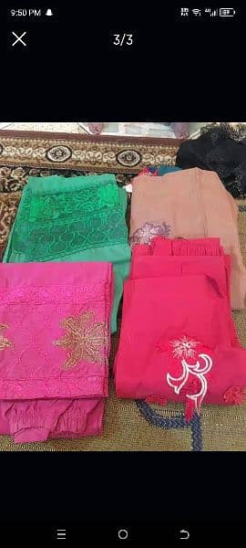 buy 2 get one free stitched embroidery trousers 2