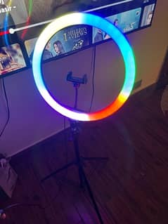 RING LIGHT RGB with tripod for (Tik Toker)