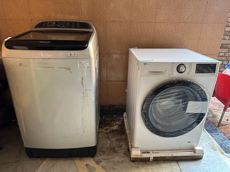 samsung top load 13kg washing fully auto matic machine and dryer 2