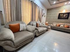 7 seater Sofa Set with Corner tables 0