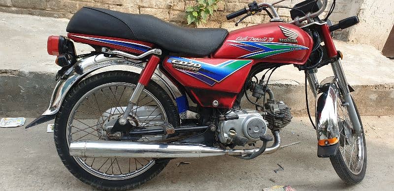 honda cd 70 2013 total genuine 0