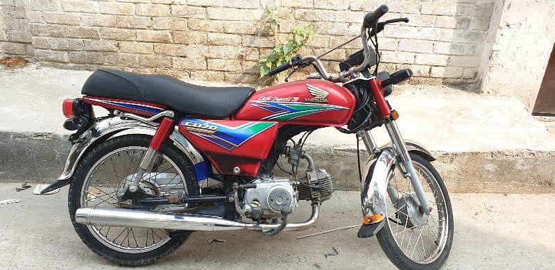 honda cd 70 2013 total genuine 1