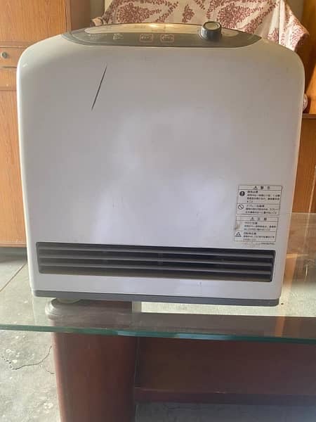 Electric cum gas heater (original Japanese) 4