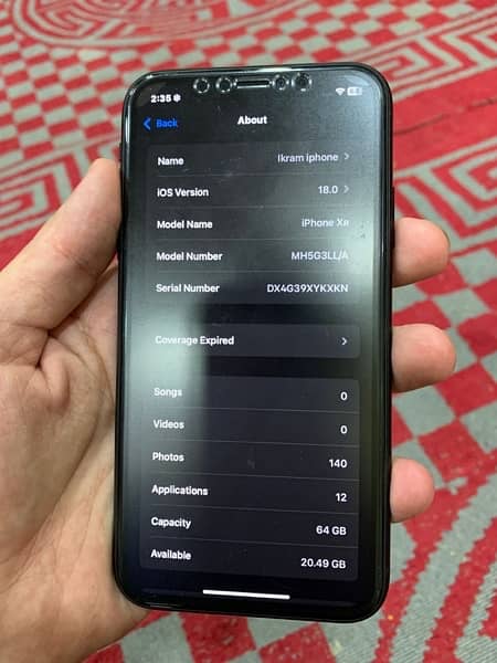 iphone xr non-pta ( jv ) 5