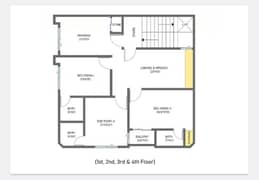 Our new project Capital society scheme 33 Corner project 3 bed DD Lease 1200sq ft Lift available West open park face Payment schedule 16month