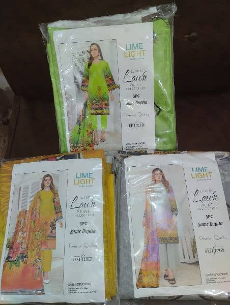 Women unstitched suits in all varieties available 6