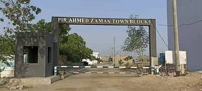 Plot for sale pir Ahmed zaman town block 1