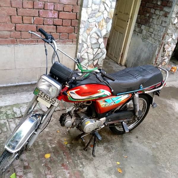 Metro 70cc 2018 Red Colour 1st hand bike 2