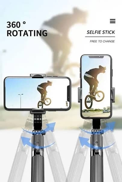 Gimbal Stabilizer for Smartphone,Selfie Stick Tripod 7