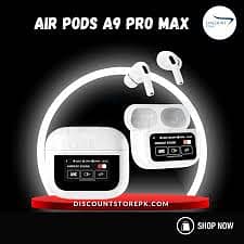 A9 Pro Airpods Pro | Screen Airpods A9 Pro Lcd Earbuds 1