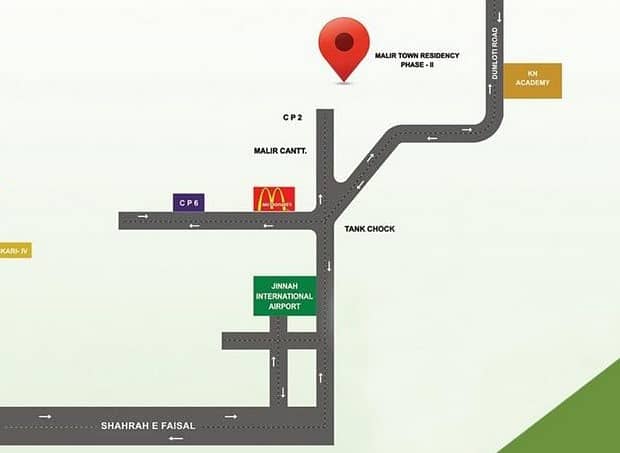 120 Sq Yards Plot Malir Town Residency (Old Block) 14