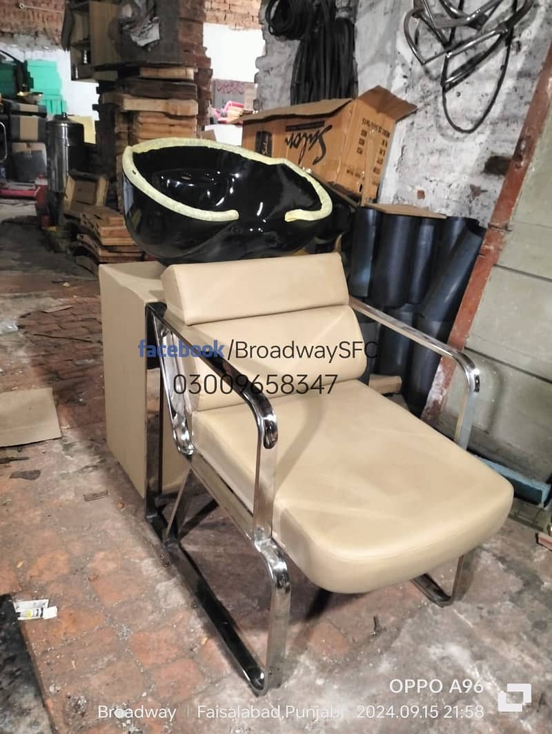 saloon furniture / saloon chair / hair wash unit / hair wash chair 1