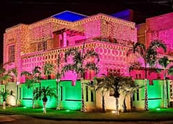 Farm House Wedding/Event planner/Led Pixel Light/lighting/flower decor