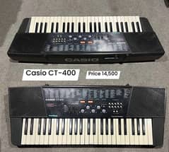 Casio CT-400 Yamaha keyboard and piano available