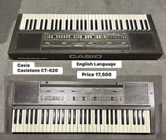 Casio Casiotone CT-620 Yamaha keyboards and Piano available