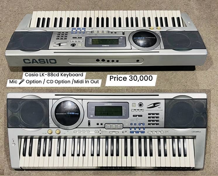 Casio Casiotone CT-620 Yamaha keyboards and Piano available 1